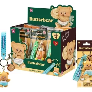 BUTTERBEAR - Everyday Series 1 - Assortment 12 Keychains 5cm | Særpris