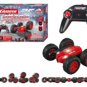 Prisnedsættelse | Carrera RC Advent Calendar Stunt Car X-Mas Turnator 16 cm