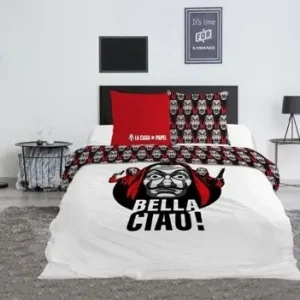 Bestil i dag - CASA DE PAPEL - Duvet Cover Set 240x220cm - Bella Ciao ‘100% Cotton‘