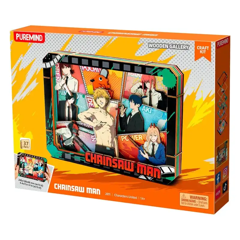 Køb direkte - Chainsaw Man Model Kit Wooden Gallery (L) Characters United