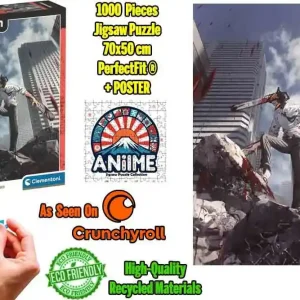 CHAINSAW MAN SKYSCRAPER ANIME COLLECTION PUZZLE CUBE BOX 1000 PCS | Populært valg