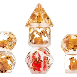 Christmas Resin Dice Set Reindeer & Santa | Favorit blandt kunder