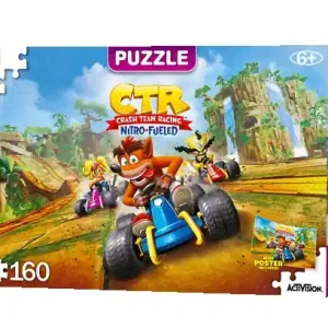 Nyt i sortimentet | CRASH TEAM RACING - Nitro-Fueled - Jigsaw Puzzle 160P