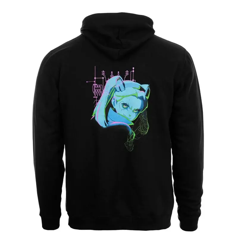 CYBERPUNK EDGERUNNERS NEON REBECCA HOODIE XXL | Tilbuddet slutter snart