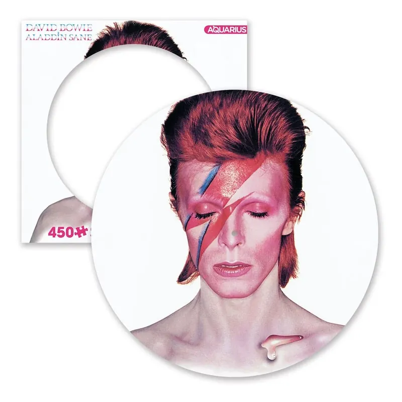 David Bowie Aladdin Sane 450 Piece Picture Disc Jigsaw Puzzle - Topprodukt