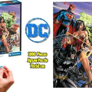 DC COMICS JUSTICE LEAGUE PUZZLE 1000 PCS - Kun få tilbage