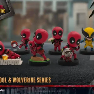 DEADPOOL & WOLVERINE - Set 6 Figurines Mini Egg Attack 10cm - Lav pris