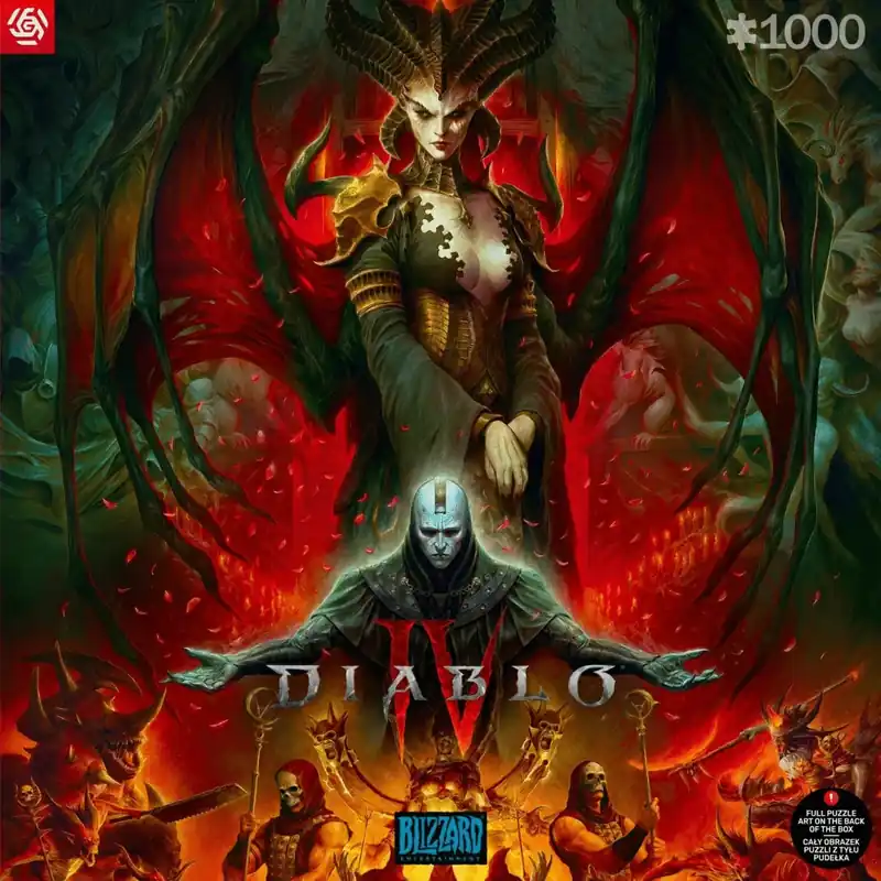 Populær | DIABLO IV - Lilith Composition - Jigsaw Puzzle 1000 Pieces