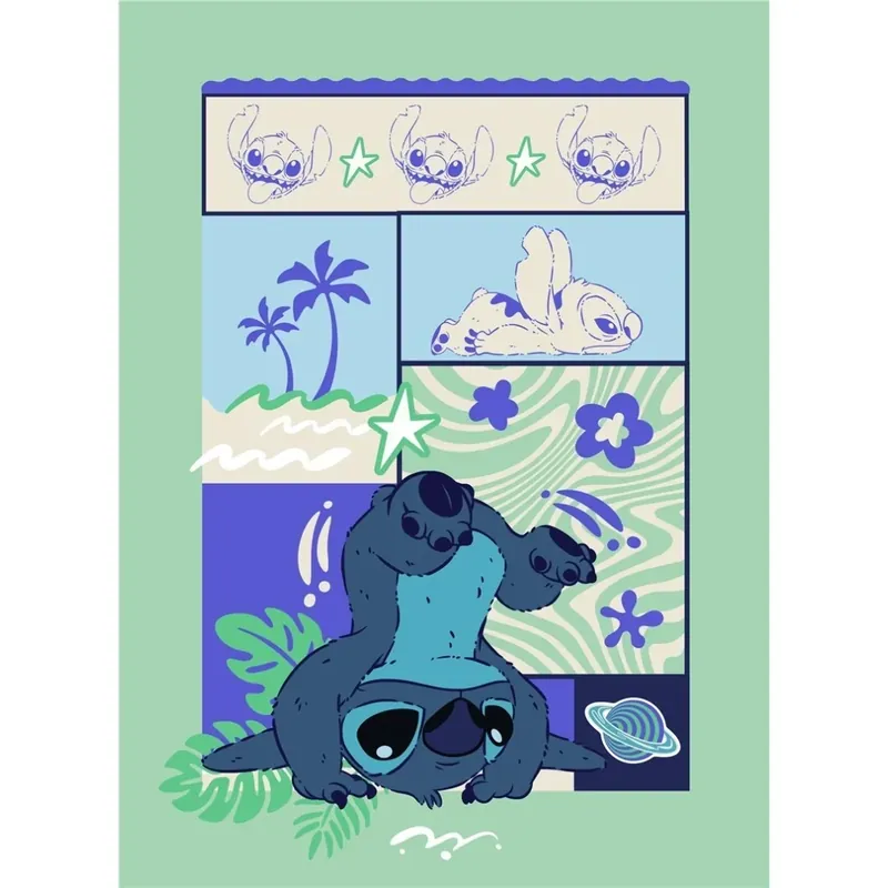 Anbefalet valg | DISNEY - Flannel Blanket 110x150cm - Stitch