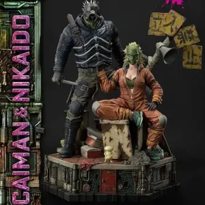 DOROHEDORO CAIMAN & NIKAIDO DLX STATUE - Høj kvalitet