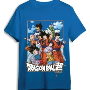 Dragon Ball Super T-Shirt Characters Navy Size S | Bestil online