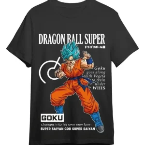 Dragon Ball Super T-Shirt Goku Training Black Size S - Nu tilgængelig