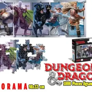 DUNGEONS & DRAGONS COMPANIONS OF THE HALL GAMING COLLECTION PANORAMA PUZZLE 1000 PCS - Klar til levering