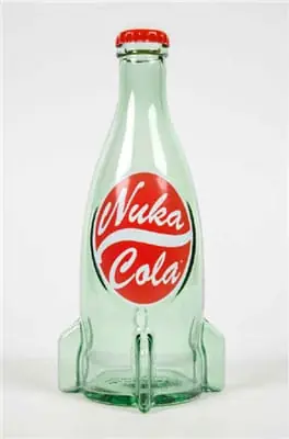 Fallout Bottle Series Replica Glass Bottle Nuka Cola Clear | Premium