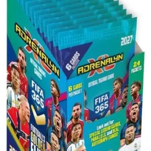 FIFA 365 Adrenalyn XL 2027 Trading Cards Flow Pack Display (24) - Bestil direkte