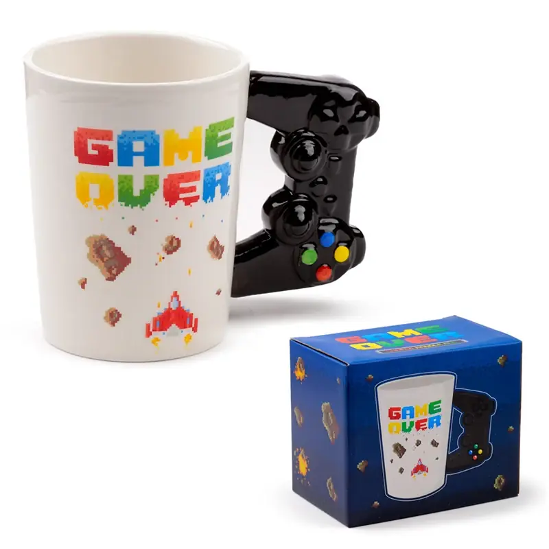 GAME OVER - Video Game - Mug with 3D Handle 13.5oz | Lav pris