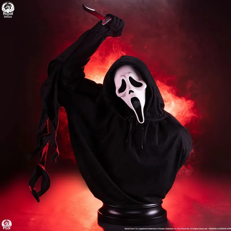 Spar mere - GHOST FACE LIFE SIZED BUST DELUXE