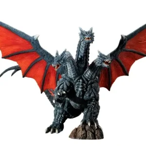 Klar til levering | Godzilla TOHO Daikaiju Series Favorite Sculptors Line PVC Figure Desghidorah 32 cm