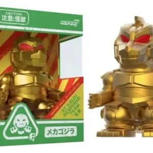 Dagens tilbud | Godzilla Toho Fun! Fun! Mini Figure Mechagodzilla (Vintage Toy Gold)