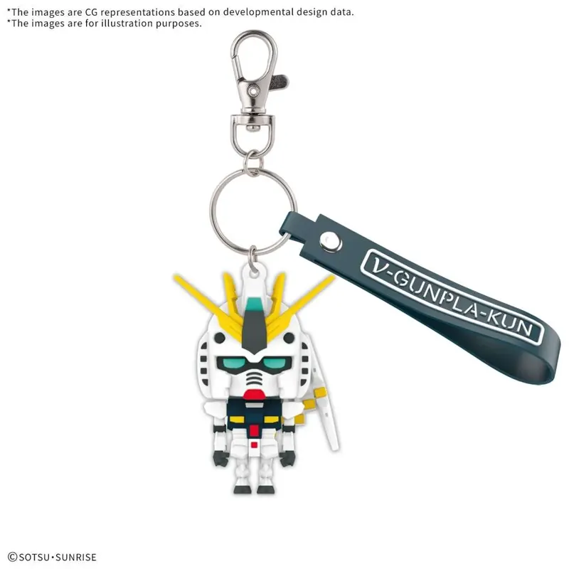 Kampagnetilbud | GUNDAM - GUNPLA-KUN - 3D Rubber Mascot Keychain
