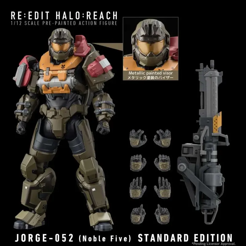 HALO REACH REDO JORGE-052 NOBLE FIVE 1/12 SCALE AF - Tidsbegrænset