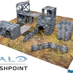 HALO FLASHPOINT - DELUXE BUILDABLE 3D TERRAIN SET - Skynd dig