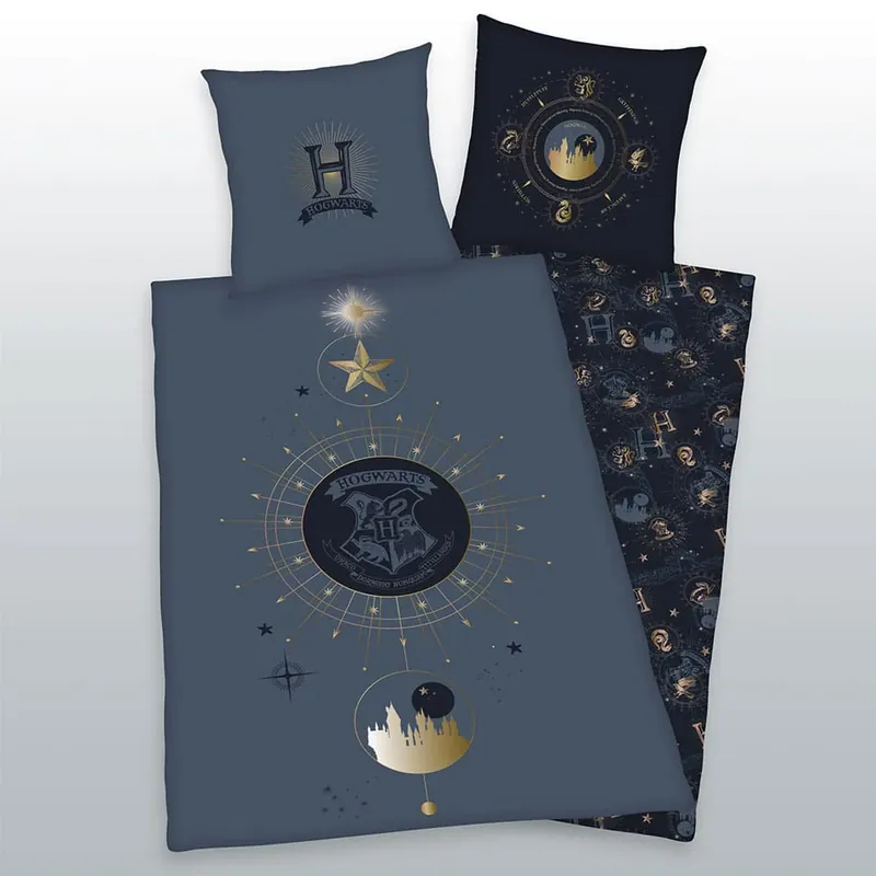 Harry Potter Duvet Set Hogwarts 135 x 200 cm / 80 x 80 cm | Tidsbegrænset tilbud