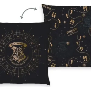 Bestil direkte | Harry Potter Pillow Hogwarts Crest & Marauder‘s Map 40 x 40 cm
