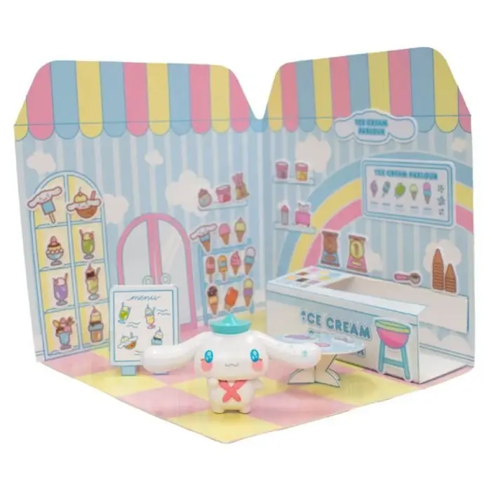 Bestil nu | HELLO KITTY - Cinnamoroll 6cm Sticker House Ice Cream Parlor