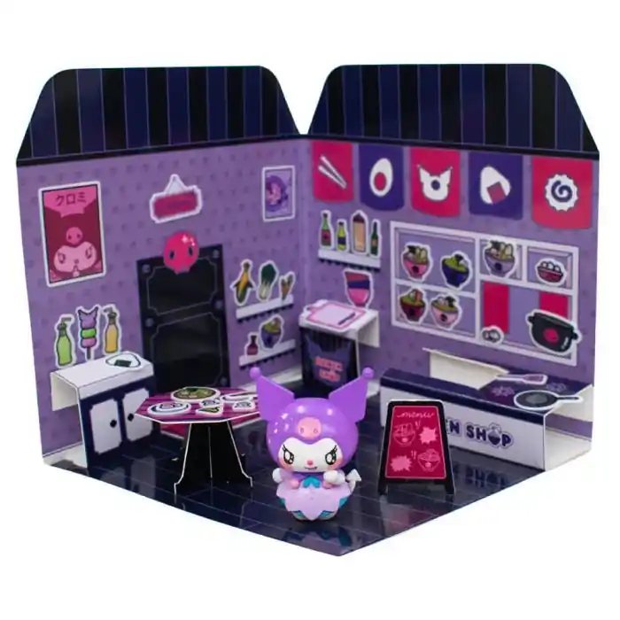 HELLO KITTY - Kuromi 6cm Sticker House Ramen Restaurant | Topprodukt