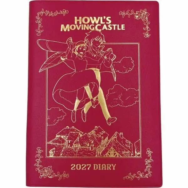 Udsalg | Howl‘s Moving Castle Diary Howl & Sophie red gold foil