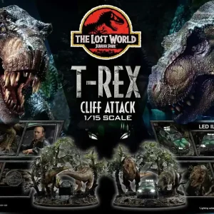 JP LOST WORLD T-REX CLIFF ATTACK BONUS - Eftertragtet