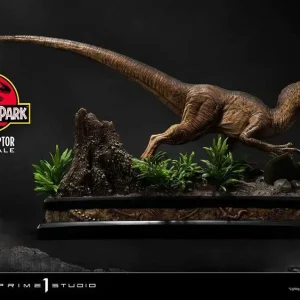 JURASSIC PARK VELOCIRAPTOR ATTACK STATUE | Bedst sælgende
