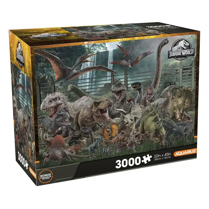 Jurassic World 3000 Piece Jigsaw Puzzle - Stærkt tilbud