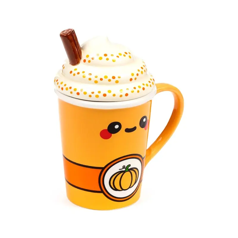 Kan købes nu - KAWAII - Pumpkin Spiced Latte - 11oz Mug + 3D Lid