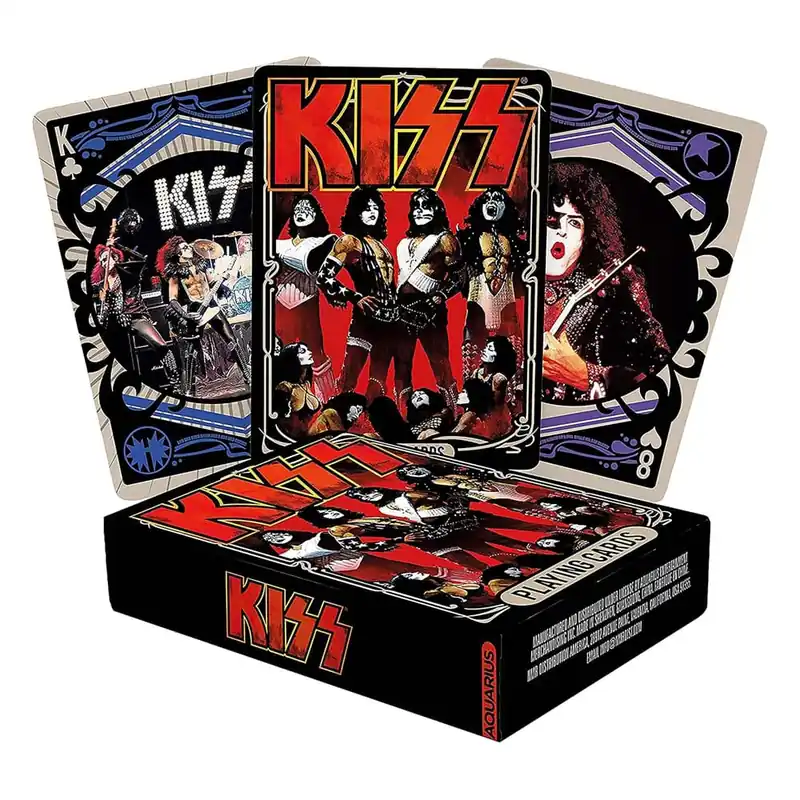 Køb online - KISS Photos Playing Cards